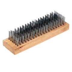 ESCOVA DE ACO PLAST ECONOMICA 137X52MM CASTOR