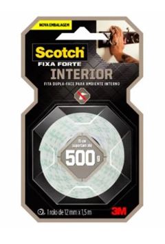 FITA DUPLA FACE FIXA FORTE INTERIOR 109 12MMX1.5M 3M