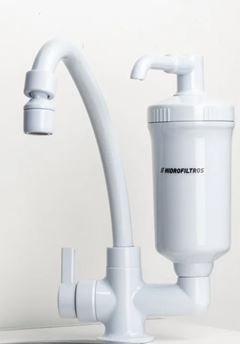 TORNEIRA FILTRO DE BANCADA BICA MOVEL BRANCA REFIL EXTRA HIDRO FILTROS