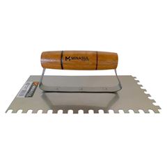 DESEMPENADEIRA ACO DENTADA 12X25 CM MINASUL