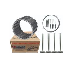 CONCERTINA GALV 30 SIMPLES 20 VOLTAS C/KIT INSTALACAO REND 4 MINASUL