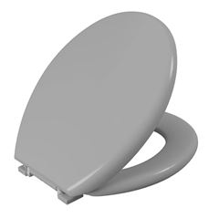 ASSENTO TALENTO OVAL EM PP CINZA  ASTRA