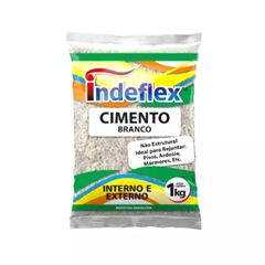 CIMENTO BRANCO  NAO ESTRUTURAL 1 KG INDEFLEX