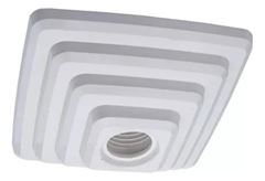 PLAFON PIRAMIDE QUADRADO BRANCO ROPER