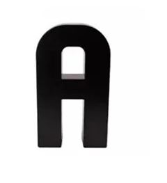 LETRA RESIDENCIAL PRETO A ROPER