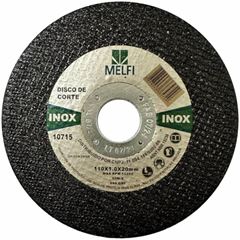 DISCO DE CORTE INOX 110 X 1,0 X 20MM MELFI