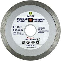 DISCO DIAMANTADO DE CORTE TURBO 110 X 22,23MM MELFI