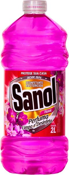 DESINFETANTE FLORAL SANOL 2LTS