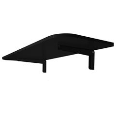 MESA DOBRAVEL COM SUPORTE 100 X 50 CM  PRETA MULTIVISÃO