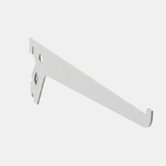 SUPORTE SIMPLES PARA PRATEL EM ACO 20 CM - BRANCO MULTIVISÃO