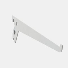 SUPORTE SIMPLES PARA PRATEL EM ACO 25 CM - BRANCO MULTIVISÃO