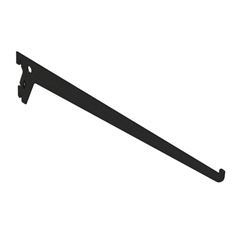 SUPORTE SIMPLES PARA PRATELEIRA EM ACO 35 CM - PRETO MULTIVISÃO