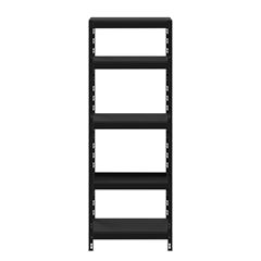 ESTANTE MULTIUSO COM 5 PRATELEIRAS 1800X680X300MM-PRETO FSC MULTIVISÃO