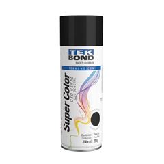TINTA AEROSSOL PRETO BRILHANTE USO GERAL 350 ML/250G TEKBOND