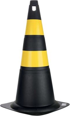 DELTA CONE PS 70CM - PRETOAMARELO