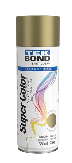 TINTA AEROSSOL DOURADO USO GERAL 350 ML/250G TEKBOND