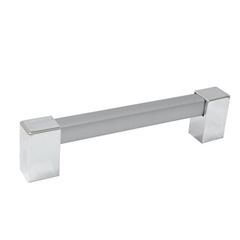 PUXADOR KANKUN 160MM ALUF/CRO ABS BENDOOR